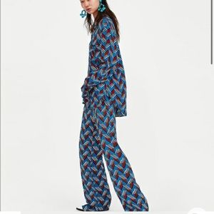 Zara geometric Pants